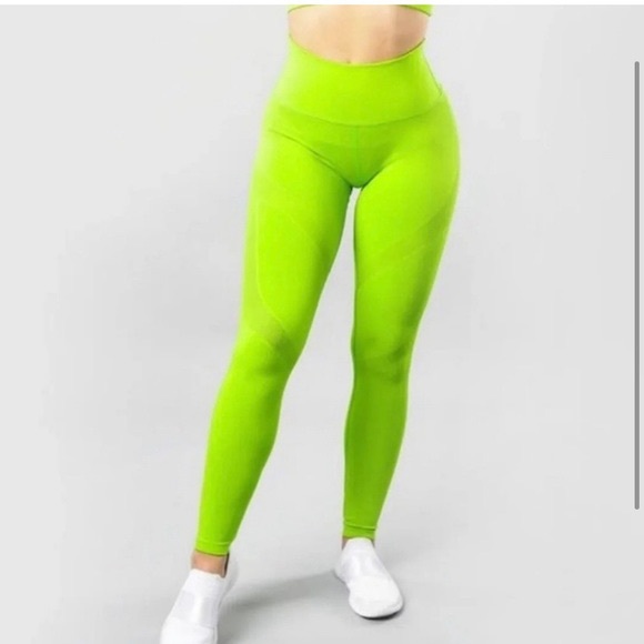 Alphalete Pants & Jumpsuits Alphalete Aero Leggings Volt Xs Poshmark
